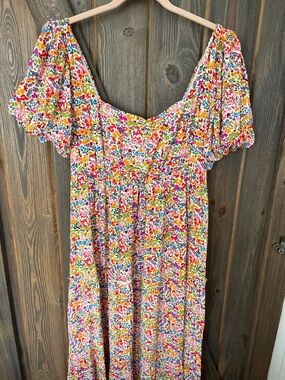 SMYM floral midi dress